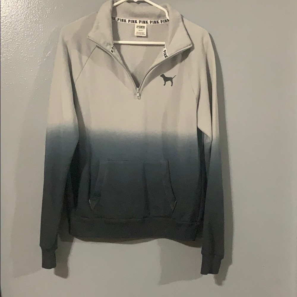 [ VICTORIA SECRET PINK! ] quarter zip sweater